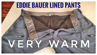 Best Winter Lined Pants Eddie Bauer Men's Guide Pro Lined Pants