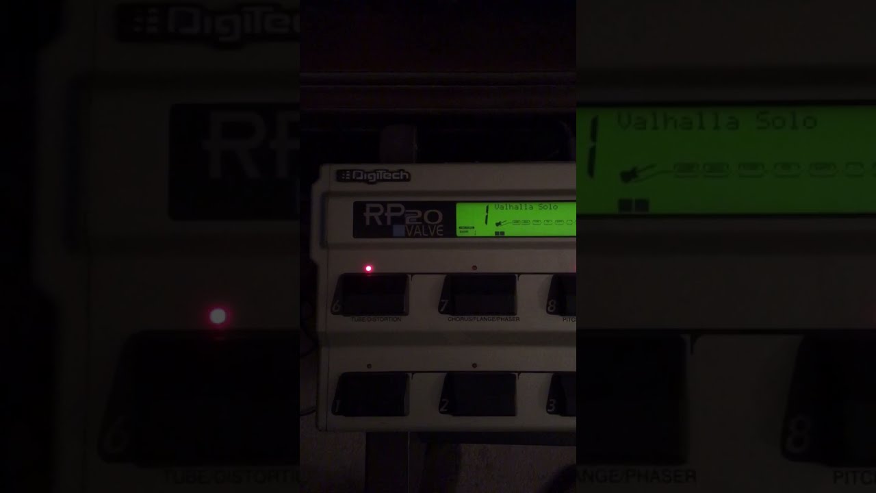 【レア】Digitech RP20 VALVE マルチエフェクター Digitech RP-20 Valve Multi-effects: Can the vintage giant