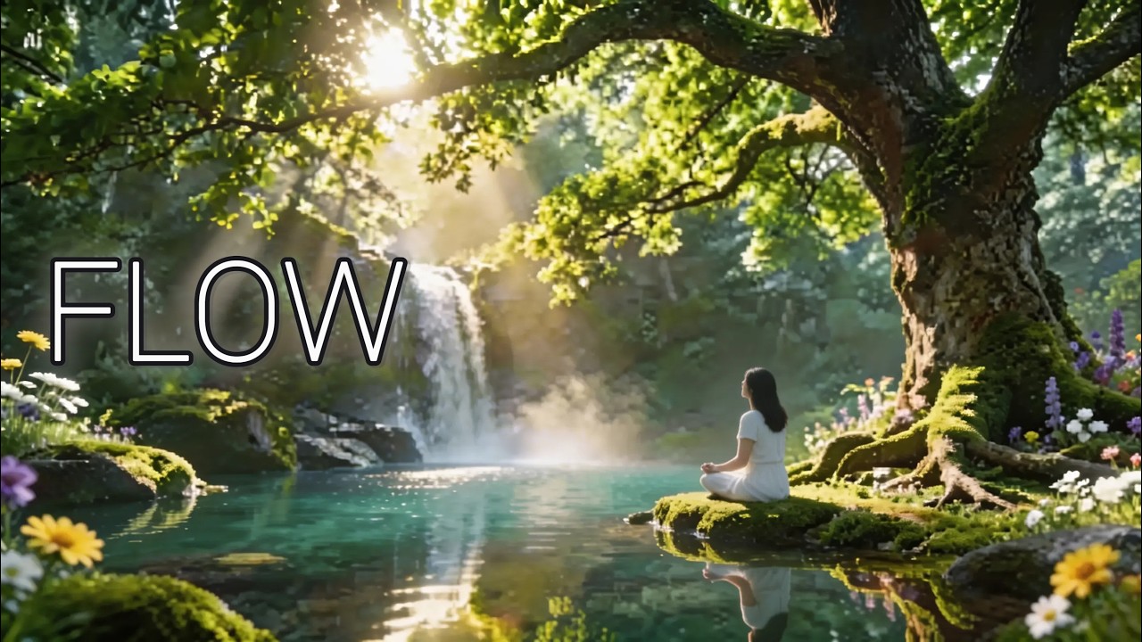 Meditation Music for Letting Go & Calm Water Flow | Inner Stillness