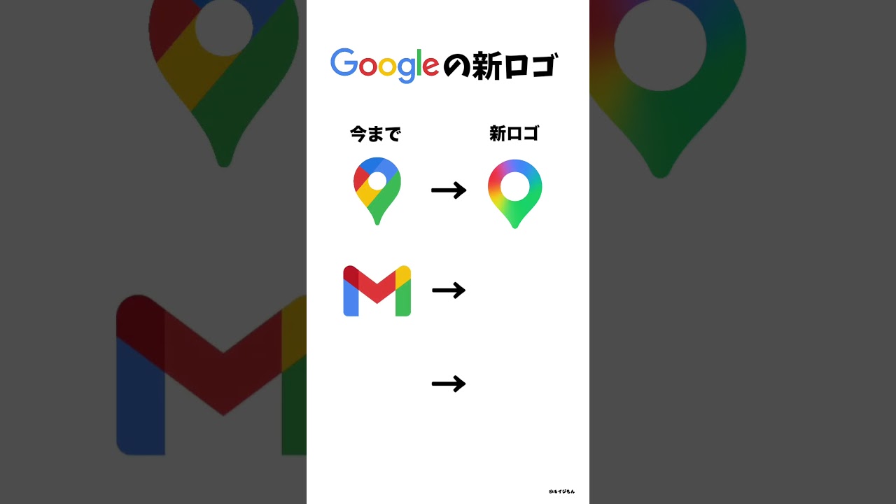 Googleの新アイコン #shorts #グーグル #google #googlemaps #googledrive #gmail #ミーム