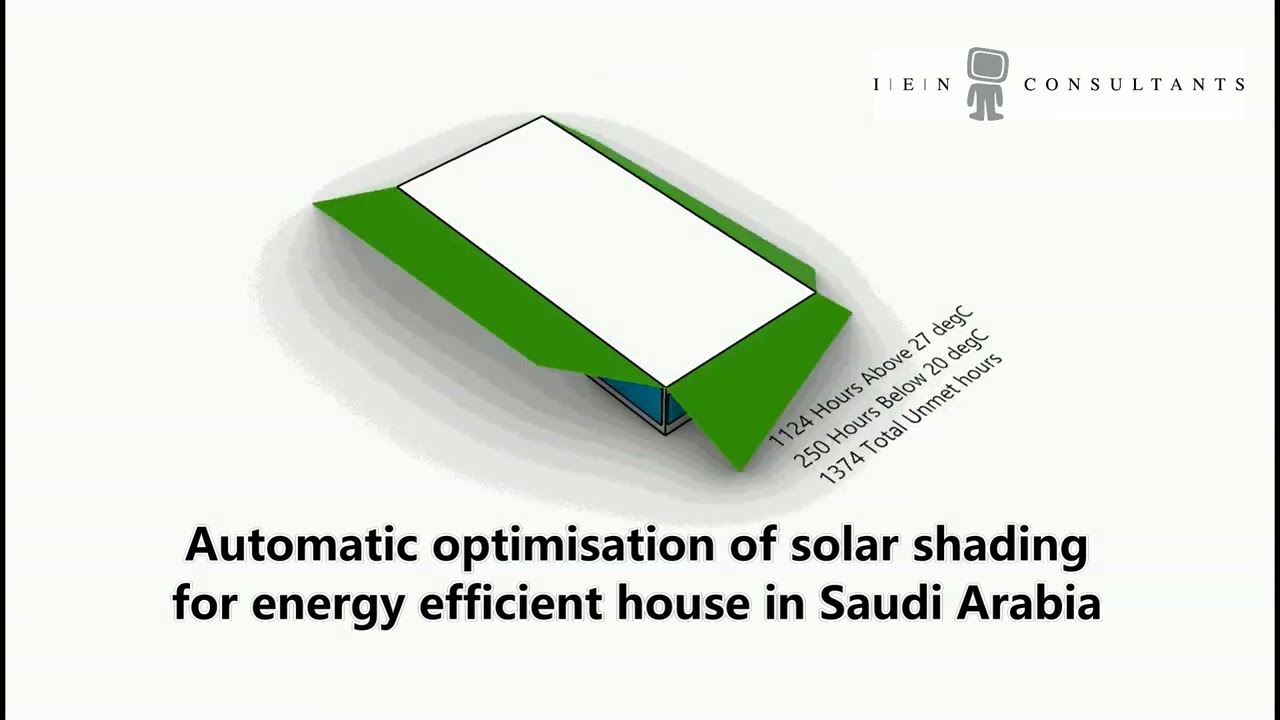 Parametric Window Shading Optimisation for house in Saudia Arabia mountains