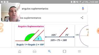 Geometría plana app Ángulos suplementarios y complementarios screenshot 1