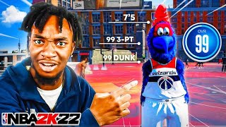 This Mascot Made Me The WORLDS TALLEST ISO BUILD EVER In NBA 2K22 NEXT GEN