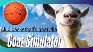 All 6 basketballs | Goat simulator (mobile)