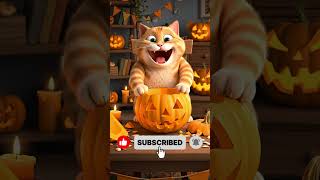 Pumpkin Trouble – Cute Cat’s Funny Halloween Adventure! #CatAnimation #HalloweenShorts #TrickOrTreat