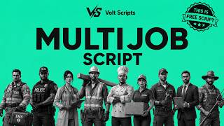 [Free] Multijob | The Most Advanced Multijob Script For Fivem [ESX/QB/QBox] | Volt Scripts