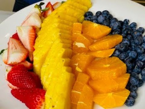 How to make a fruit platter at home ( Easy)