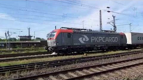 Siemens Vectron 370 029-8  "EU46-516" PKP CARGO / Containerzug / intermodal train