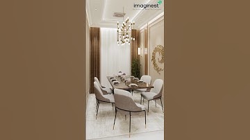 Dinning Room Interior Design | Interior Walkthrough | 3d Rendering #3dvisualization #3danimation