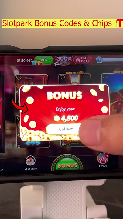 Slotpark Free Chips & Bonus Code 🎁 😍 | Collect Bonus Codes and Redeem Chips #slotpark