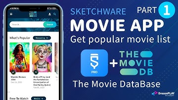 Movie app in sketchware (TMDB) PART 1 , Get popular movies to Gridview How to use TMDB in Sketchware