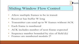 Sliding Window Protocols