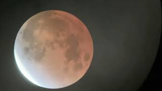 Lunar Eclipse Reaction (when the clouds finally cleared)