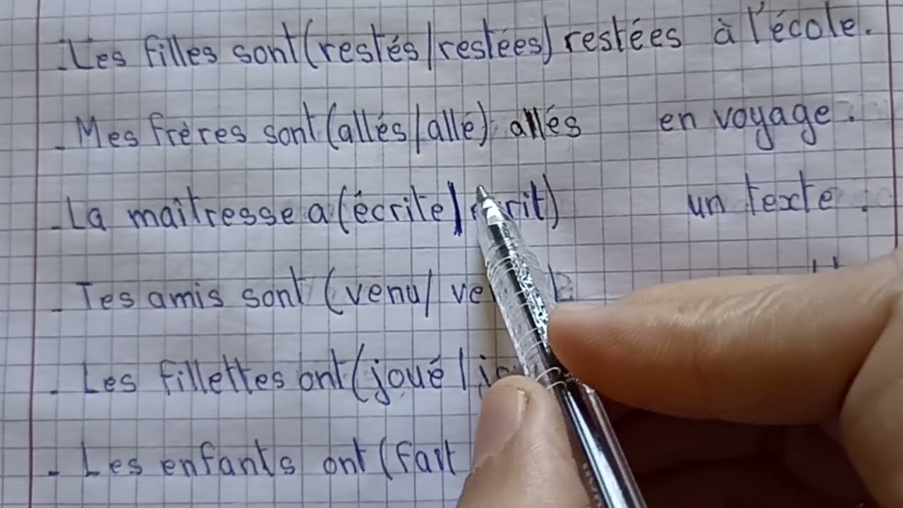 L'accord du participe passé employé avec 