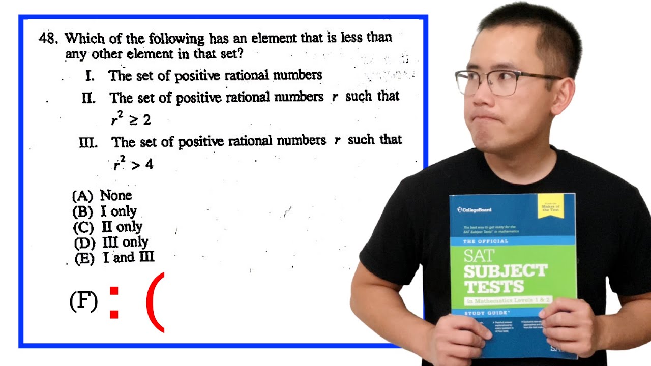 HARD SAT math that sounds like real analysis - youtube