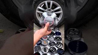 🚗LED Floating Wheel Hub Caps! #SmartGadgets #CarAccessories #CarModification #LEDWheelCaps #shorts