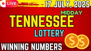 Tennessee Midday Lottery Results For - 17 Jul, 2025 - Cash 3 - Cash 4 - Powerball - Mega Millions