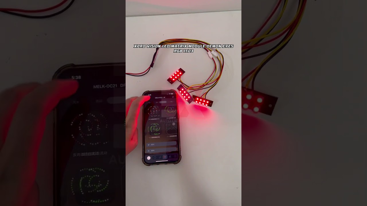 XPRO VISION LED MATRIX MODULE DEMON EYES - RGB 1TO3