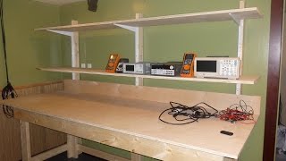 DIY LAB Bench with Shelves pt2 The Shelves
