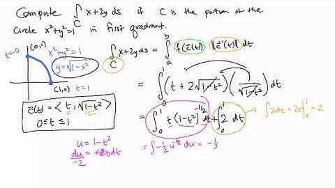 Calculus 3, Topic 21: Line integrals