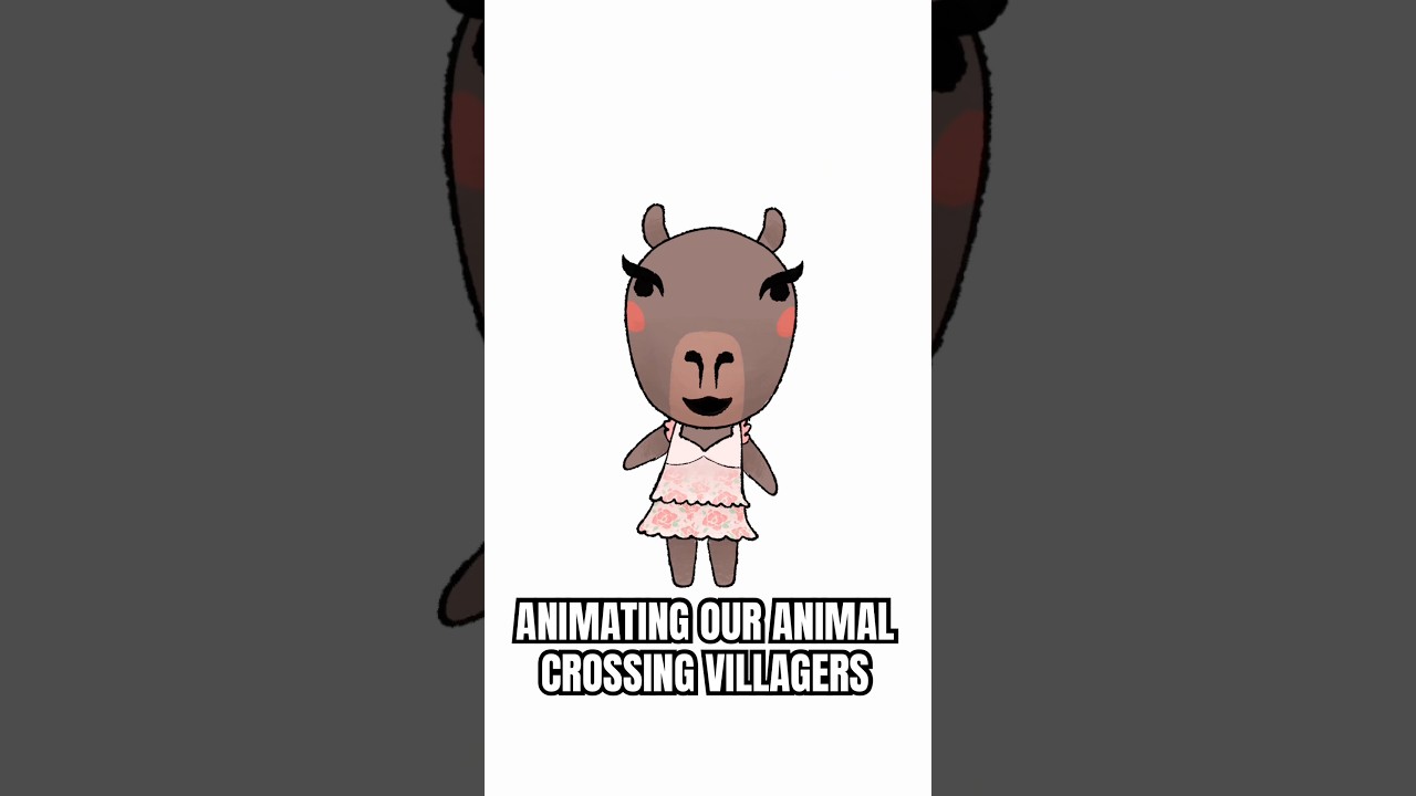 animating out animal crossing villagers 