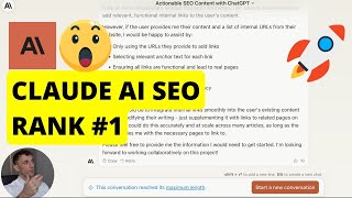 How to Rank #1 with Claude &amp; Perplexity AI SEO (FREE SEO TOOLS)