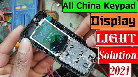 China Keypad Phone Display Light Solution[ JUMPER ] all china mobile display light jumper