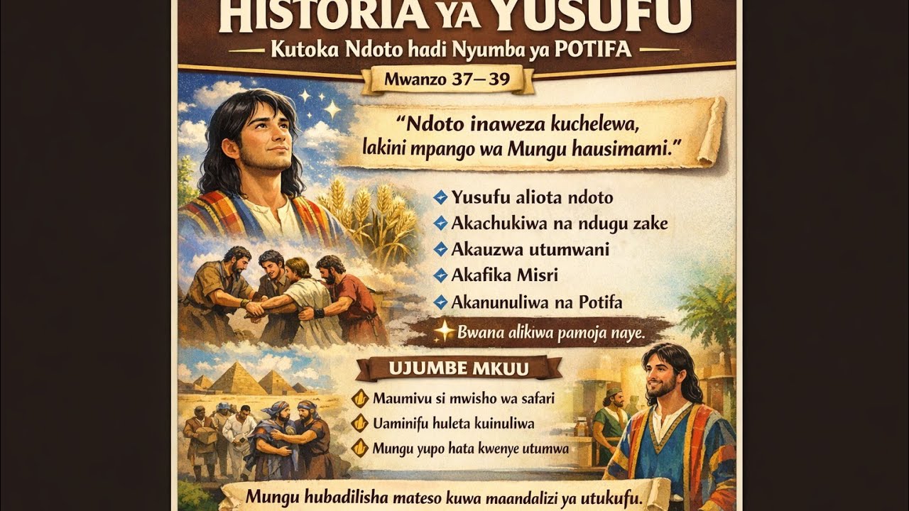 HISTORIA YA YUSUFU HADI KWA POTIFA  FT MC KIDEVU & KABALO CHARLES