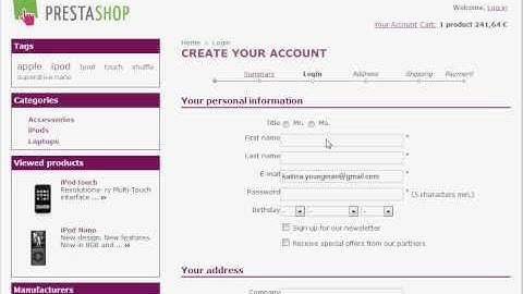 Prestashop Introduction to Features