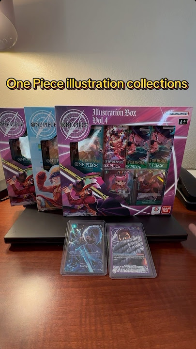 One Piece collection Vol. 4 box love the design of this collection #onepiece #onepiecetcg #luffy