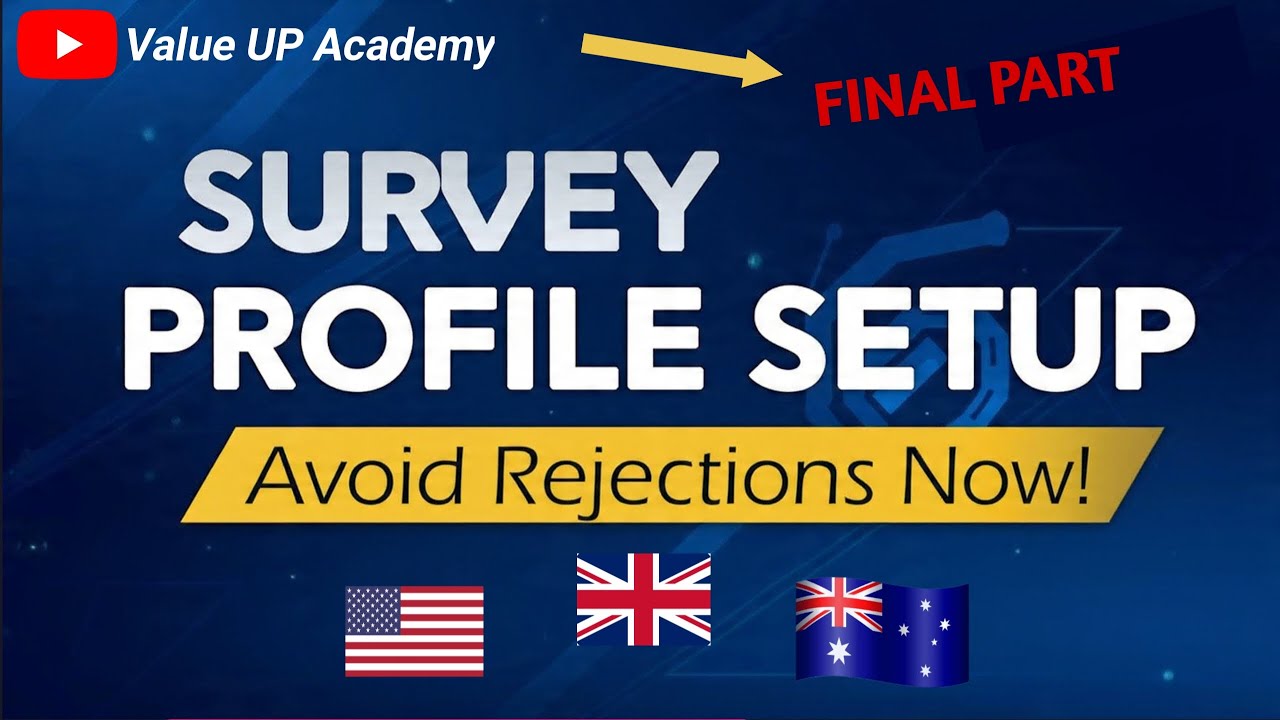 Survey Profile Setup: Final Part| How to Choose the Right Survey Profile Setup | Avoid ban