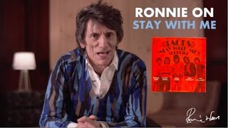 Ronnie Wood on Stay With Me from A Nod Is As Good As A Wink...To a Blind Horse