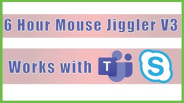 6 Hours Mouse Jiggler Version 3 - Keep  MS Teams GREEN ACTIVE - Keep Computer Awake