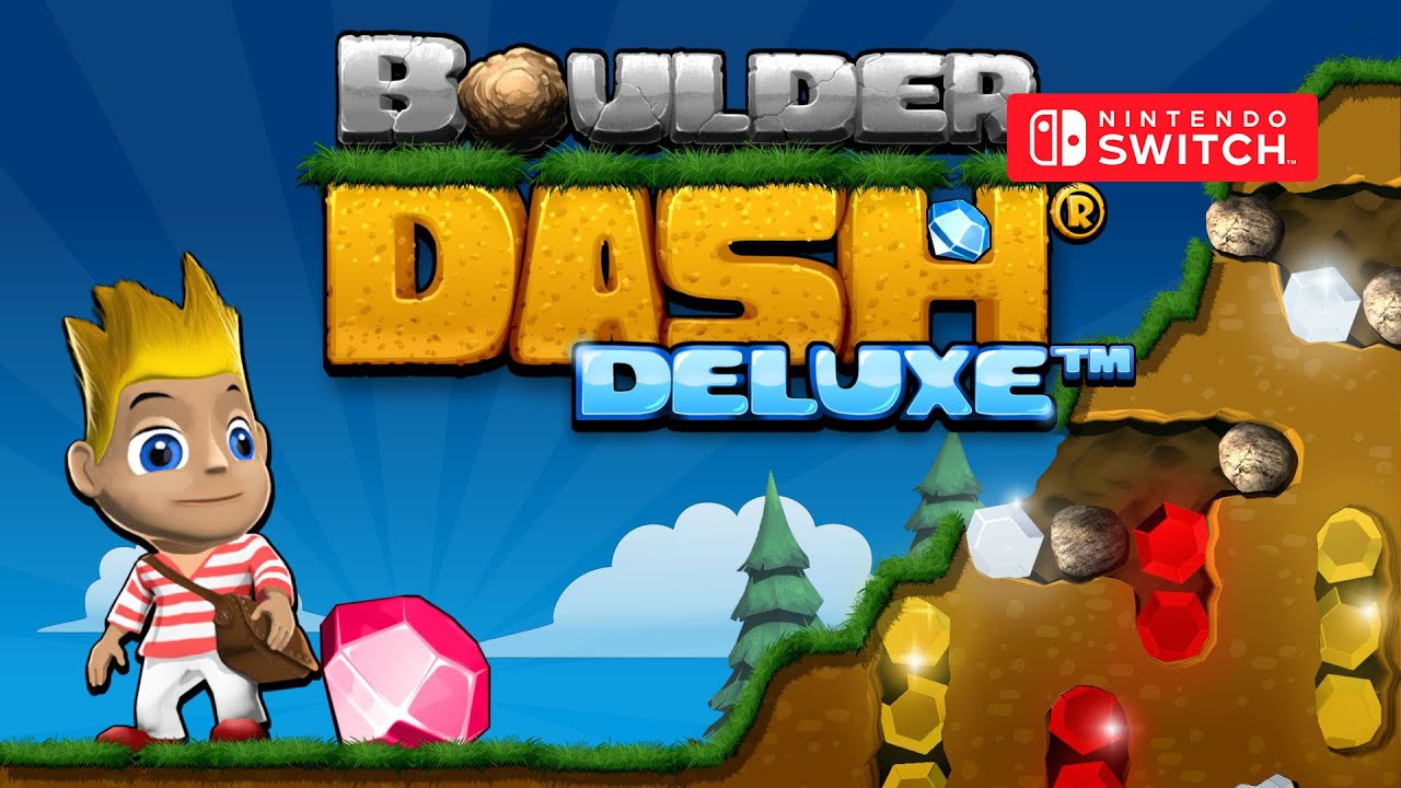 Boulder Dash Deluxe Gameplay Nintendo Switch