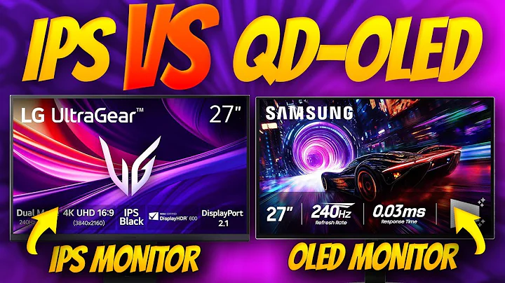 IPS vs QD OLED - 240Hz, 4K, 27" Comparison