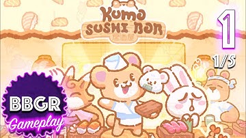 Kuma Sushi Bar - Review 1/5, Game Play Walkthrough No Commentary 1