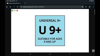 My age rating system for games and apps