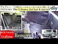 トヨタ ヴォクシー「2列目シート&シートベルトの外し方」 /TOYOTA VOXY ''Remove 2nd Seat & Seat belt'' ZRR70G /D.I.Y. Challenge