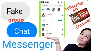 Fake Group Chat Messenger Tutorial || RoseGS vlogs || screenshot 4