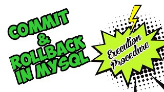 Celebrity COMMIT AND ROLLBACK COMMANDS IN MYSQL(Execution Procedure) Wealth