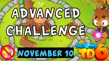 Bloons TD 6 Advanced Challenge | Try Not To Hit Too Much | No MK No Powers Used | November 10 2023
