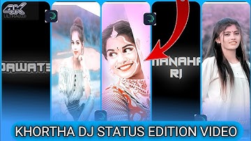 Manike Mage Hithe X Natun Natun Bhoji Ti Status Video Editing | Khortha Remix Song Status Editing