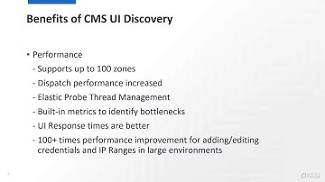 Overview of Discovery in the new CMS UI of Universal Discovery and CMDB: (Discovery UI: Part 1 of 4)