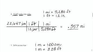 Multi-Step Unit Conversions Part 2