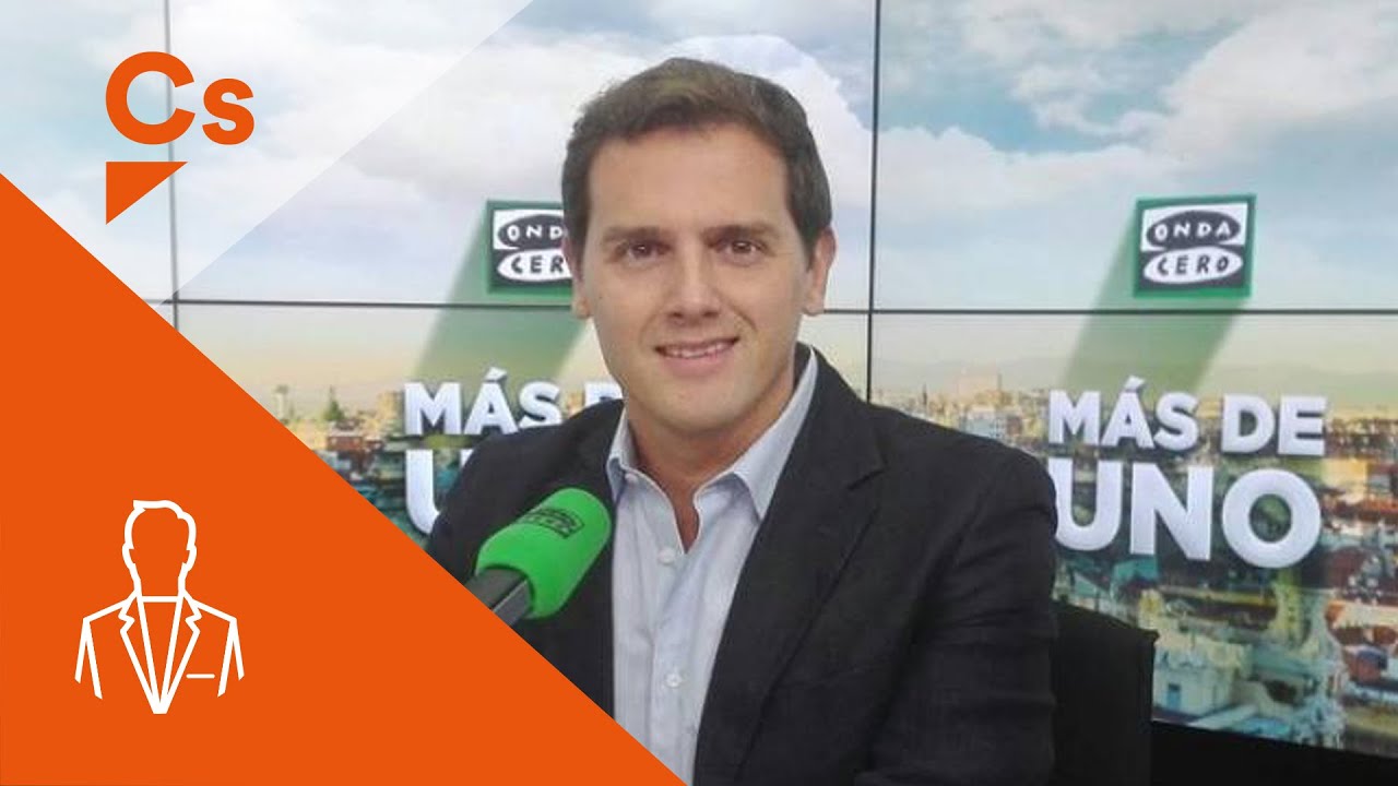 Albert Rivera. Entrevista en el programa "Más de Uno" de Onda Cero ...