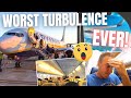 Travel day  ryanair flight to ibiza worst turbulence ever