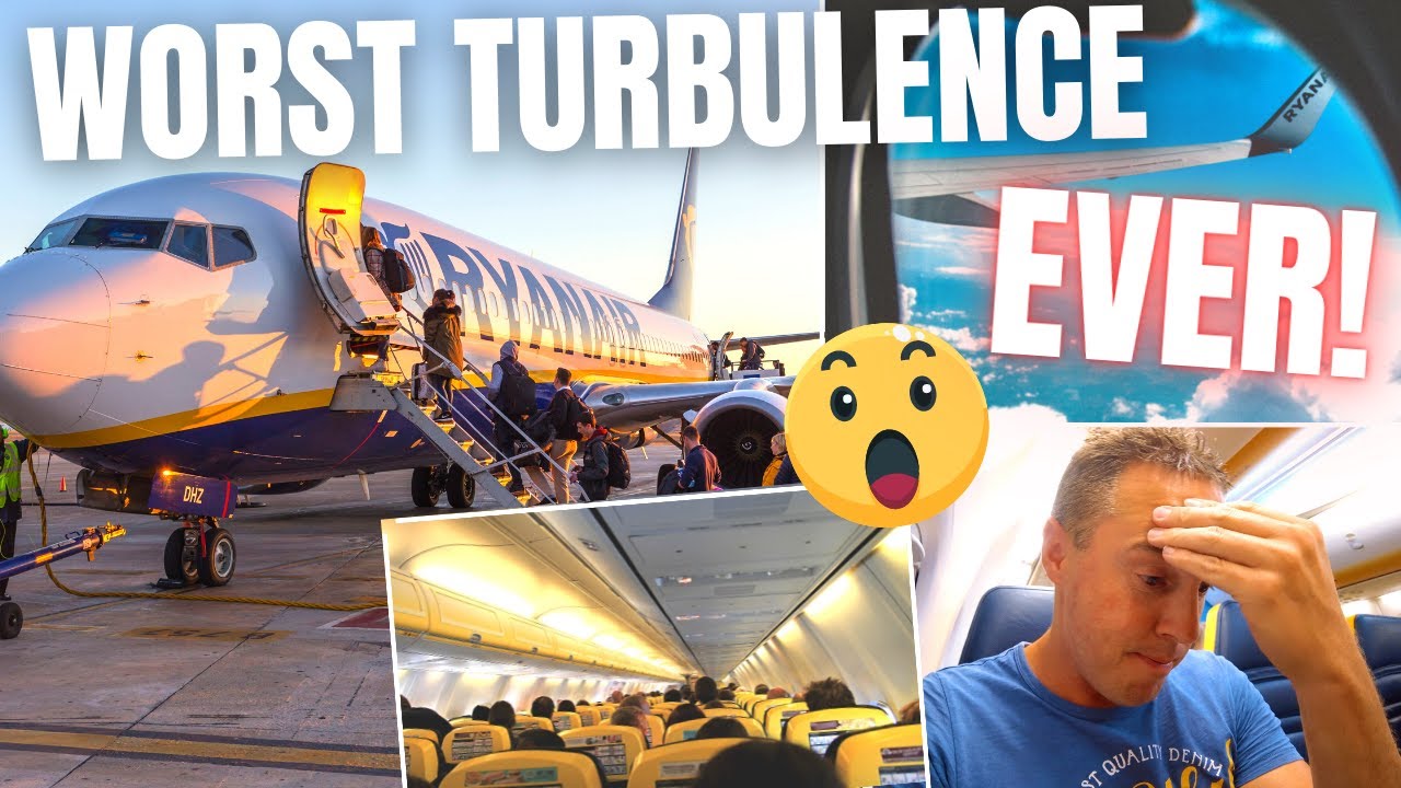 Travel Day - Ryanair Flight to IBIZA, WORST Turbulence EVER!