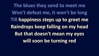 BJ Thomas - Raindrops Keep Fallin' On My Head KARAOKE Update
