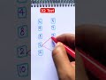 Drawing a checkered path with numbers 1to 10#maths #shorts #line #quiz #games#trendingshorts#drawing