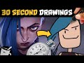 30 Second Group Photo Drawing Challenge